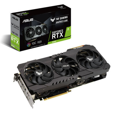 DDR6X TUF Gaming กราฟิกการ์ด RTX 3090 OC 24G GAMING 1740 1770MHz Cyberpunk