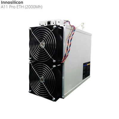 แท่นขุดเจาะ ETH Ethereum, Innosilicon A11Pro 8gb 2000m เครื่องขุด Bitcoin ที่รวดเร็วเป็นพิเศษ