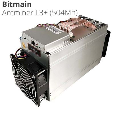 LTC DOGECOIN Antคนขุดแร่L3 + 504เมตร Asicคนขุดแร่เครื่องScrypt 800วัตต์Litecoin dogeเหรียญเครื่องมือการทำเหมืองแร่
