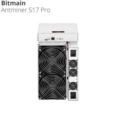 BTC Asic Bitmain Antคนขุดแร่ S17 S17Pro เครื่องขุด Bitcoin ที่ 53 - 76 2100W-3300W