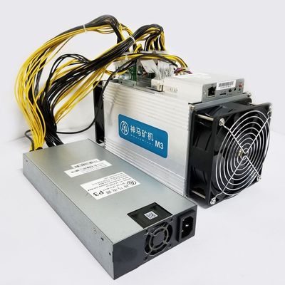 BTC Asic Miner Whatsคนขุดแร่ M3 M3x M3v2 V1 12th 12.5Th พร้อม PSU