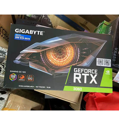 RTX 3060 ไม่ใช่ LHR กราฟิกการ์ด GDDR6 12GB สำหรับ GPU Mining Rig